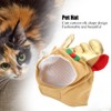 Polyester Coffee Cute Breathable Pet Cartoon Elk Hat Cat Dog