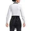 Under NY Sky V Neck Short Apron - Unisex Bib,