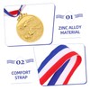 Kisangel Pack of 3 Swimming Medals Gold Medal Metal Medal