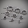 COOEAR Cool Hollow Ear Tunnels Piercing Plugs, Copper Gauges for