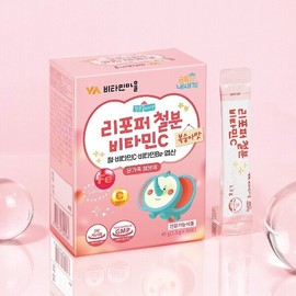 Vitamin Village 비타민마을 금쪽같은내새끼 리포퍼 철분 비타민C 복숭아맛 30포 1개월분 Vitamin Village Precious My Child Iron Vitamin C Peach Flavor 30 Sachets 1 Month Supply