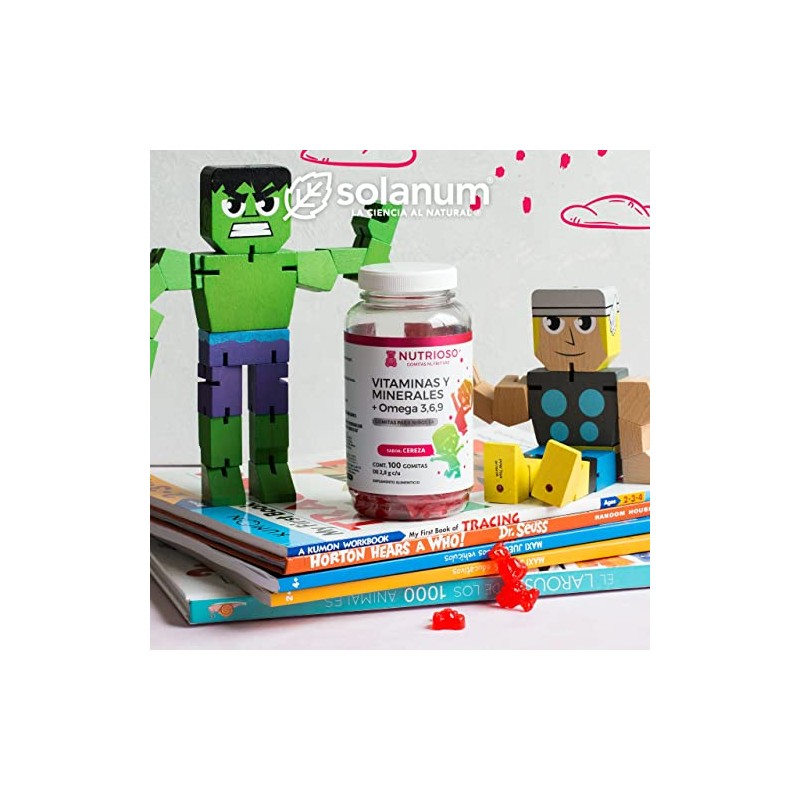 Solanum Solanum Vitaminas Para Niños + Omega 3, 6 Y
