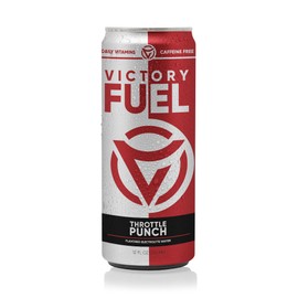 Victory Fuel Victory Fuel Flavored Electrolyte Water. Throttle Punch. Low Sugar. Caffeine Free. Vitamin B12, B6, B5, B3. Vitamin A. Vitamin D.12 Fl. Oz. (Pack of 12)