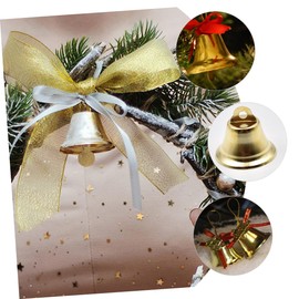 WOONEKY 200pcs Mini Vintage Bells Small Christmas Decor Delicate Ornament DIY Craft Bells for Holiday Decoration for Parties Wind Chimes