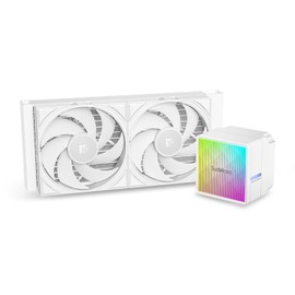 Sudokoo Sudokoo NEXAURA 240 White AIO Liquid CPU Cooler, PWM Pump, ARGB Pump Head, TDP 280W, FDB Fans, Intel LGA 1851/1700/1200/115X AMD AM5/AM4, White