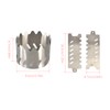 CHAKAE Stove Windshield Stainless Steel Camping Alcohol Stove Windshield Screen