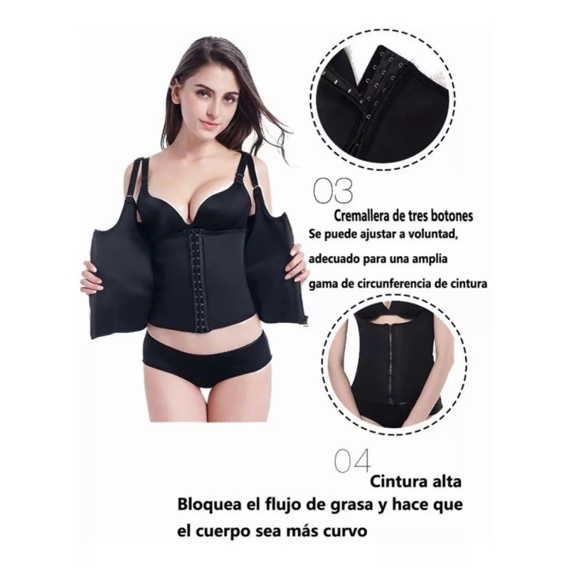 Yuqing Faja Con Broches Y Cierre Doble Compresión Máximo Ajuste