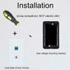 Coax Ethernet Wall Plate Female to Female - Ethernet and