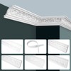 Grand Decor Stucco Moulding Ceiling Baroque Style, PU Hard Foam