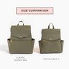 Freshly Picked Mini Classic Diaper Bag Backpack, Wipeable Vegan Leather