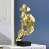 Thinker Statue Vivid Shape Compact Synthetic Resin Attractive Decorative Silence