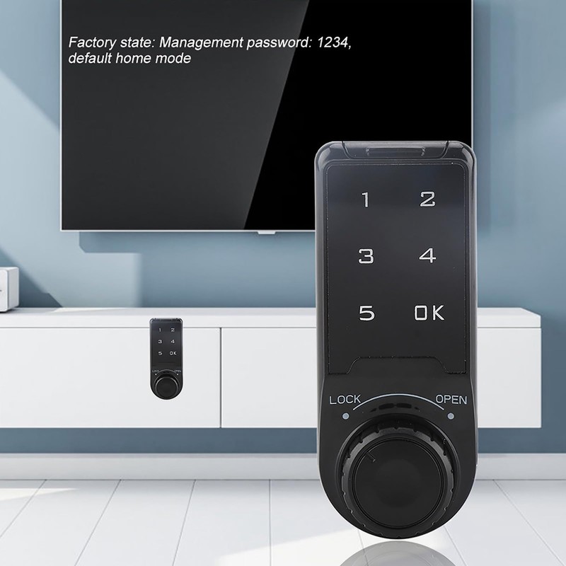 Hapivida Cabinet Password Lock, Digital Code Lock Keyless Cabinet Drawer