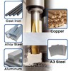 Burkit M14 X 1.5 Spiral Point Tap, HSS Titanium coating