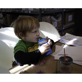 Platinum Silicone Reusable Drinking Straws, Mason Jars and Other Glasses and Cups (8 Medium Straws + Cleaning Brush)