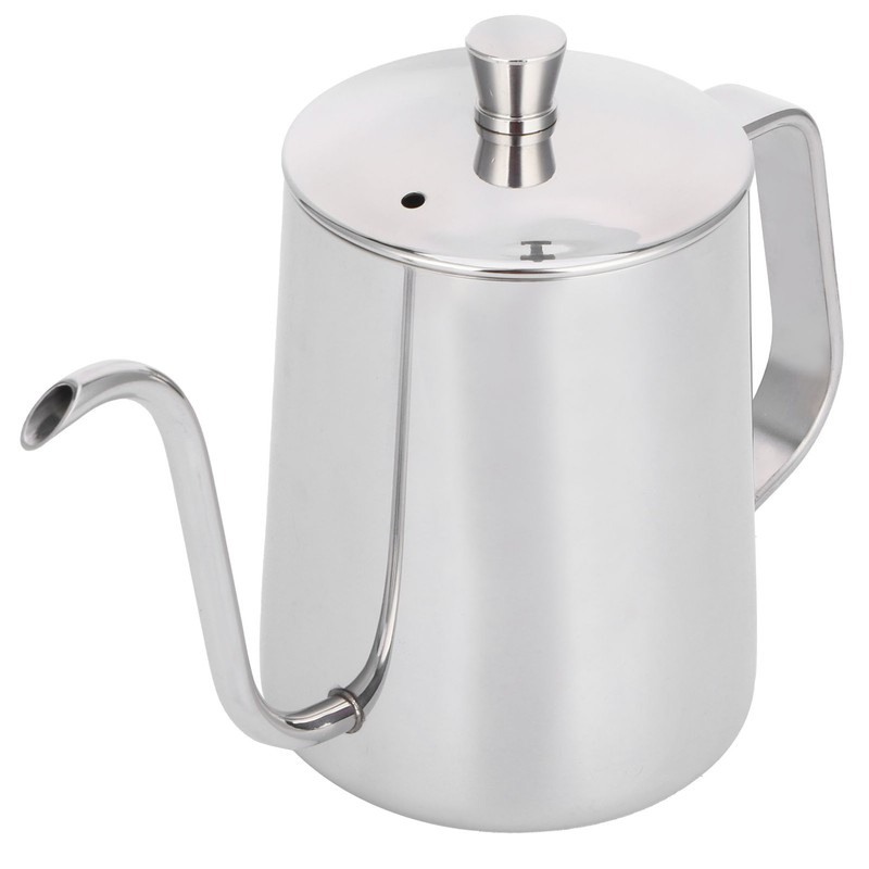 600ml Coffee Drip Kettle 304 Stainless Steel Slender Spout Thicken