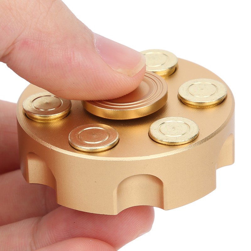 Mini Spinner Pure Copper Detachable with Rotating Bullets Stress Relieving