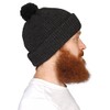 Bobble Hat Navy Blue Hanseheld Bobble Hat, charcoal