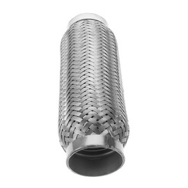 NOLITOY Heavy Duty Exhaust Flex Pipe for Vehicle Modification Flexible Stainless Steel Exhaust Tubing for Improved Performance and Noise Reduction