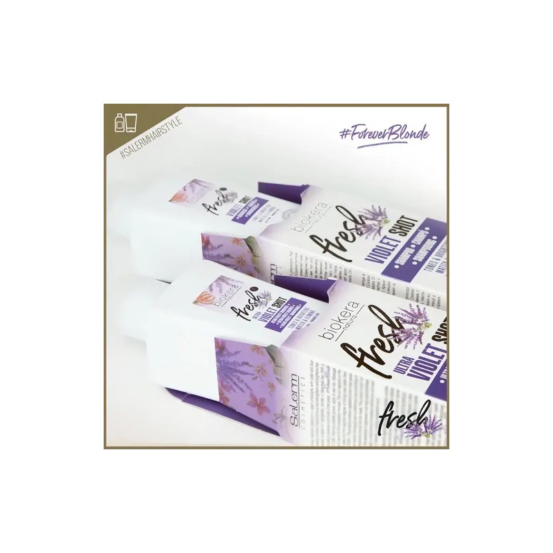 Salerm Shampoo Violet Matizador Sin Sulfatos Ni Parabenos