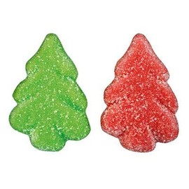 Vidal Red & Green Christmas Trees Gummi Candy, 4.4 Pounds Bulk Bag