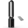 Comfort Zone 40-Inch Bladeless Tower Fan for Bedroom, 3-Speed Stand