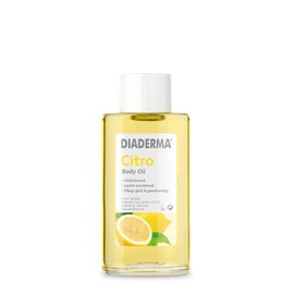 DIADERMA Citro Body Oil: with arnica, witch hazel, chamomile and sage - vitalising, easily absorbed, nourishes smooth and supple, strengthens connective tissue, 100 ml