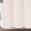 Lush Decor Lillian Shower Curtain | Textured Shimmer Circle Design