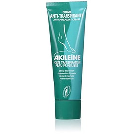 AKILEINE Foot Antiperspirant Cream 50ml | Regulates Sweat Flow, Maintains pH Balance | Protects Sensitive Skin, Fights Mycosis | For Balanced and Healthy Feet