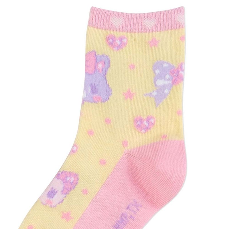 Sanrio 283509 Mewkle Dreamy Kids Socks, 3 Pair Set, Design:
