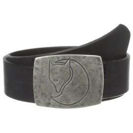 FJÄLLRÄVEN Unisex's Murena Silver Belt Black, Size 75