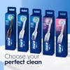 Oral-B Pro 100 CrossAction, Battery Powered Toothbrush, Black, 1 Count