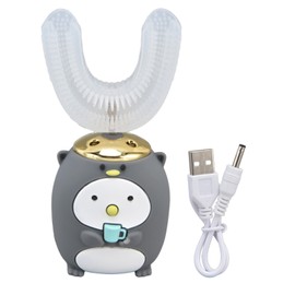 Kids Tooth Brush 360° Oral Cleaning 5 Brushing Modes Automatic Memory Smart U Shaped Toothbrush KidsKid
