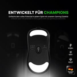 SensoryBoost DPS Glides (Set of 2) for BenQ Zowie ZA13, ZA13-B, ZA13-C - Ultra Fast, Rounded, Low Friction, Durable - Replacement Mouse Feet, Skates - Gaming Mouse Upgrade Accessories