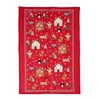 Festive Friends Linen Tea Towel