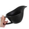 LALADEFIEE Black Gravy Boat - Mini Pourer for Home Tableware