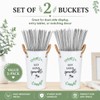 Wedding Sparkler Buckets, 2 Pack Metal Holders