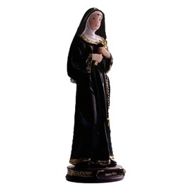 ValuueMax Saint Rita of Cascia Resin Statue - Catholic Figurine by moicla, Available in Two Size (8 Inch Tall)