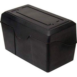 Advantus 5 x 8 Index Card Holder, 300 Card Capacity, Black (45003)
