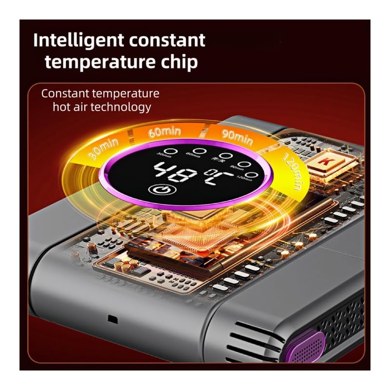 Electric Boot Dryer with LCD Display, Dual Adjustable Arms, Timer