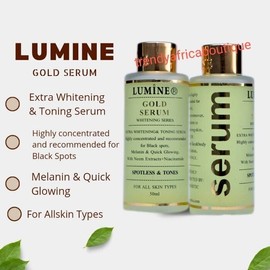 MGC LUMINE gold  Whitening & Toning  Serum  50ml X 1 . ALL SKIN TYPES 👌