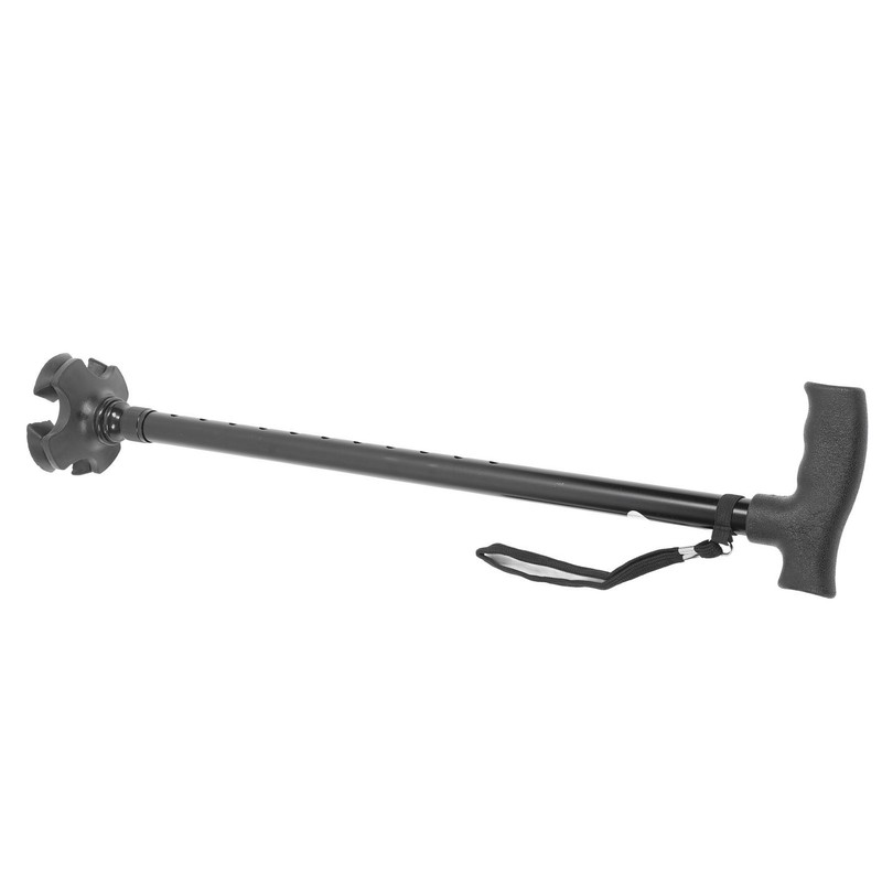 Quad Cane Adjustable Height Anti Slip Lightweight Retractable Senior Walking