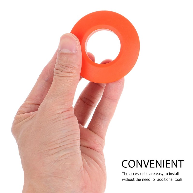FOYTOKI Kayak Drip Rings 4Pcs Waterproof Sealing Rings 2.28In Lightweight