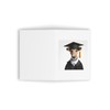 DistinctInk Greeting Card/Note Card - Smooth Fox Terrier Graduation -