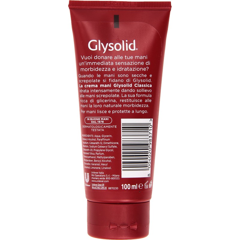 Glysolid Classic Intensive Moisture Hand Cream For Cracked Hands 100ml
