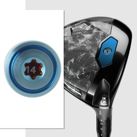 LT Easiyl 1 Piece 14G Golf Weight Screw Golf Driver Weight Compatible with Callaway Paradym Ai Smoke Max Triple Diamond Driver Blue