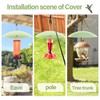 andergi 13" Bird Feeder Rain Guard, Hummingbird Feeders Shade Dome