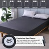 ohano Waterproof Mattress Protector, 140 x 200 cm Fitted Sheet,
