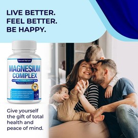 Magnesium Complex 1000mg Made with 7Elemental Magnesium 9O Capsules