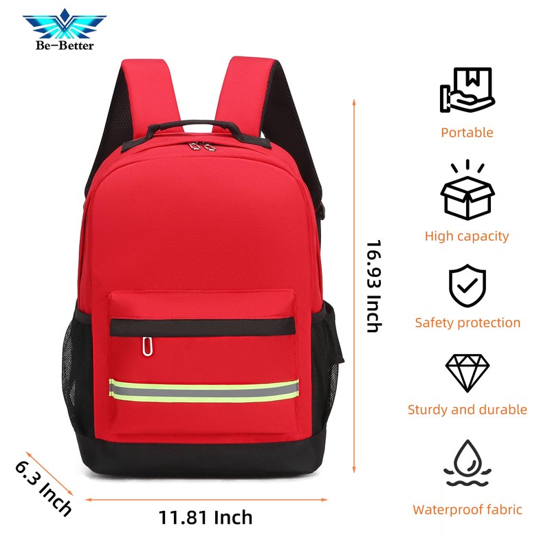 Be-Better Medical Backpack Empty Emergency Bag,First Aid Backpack Storage for