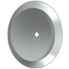 BRIXWELL 900-10221C-XCP5 2-3/4" (Di) Metal Closet Cabinet Knob Round Backplate